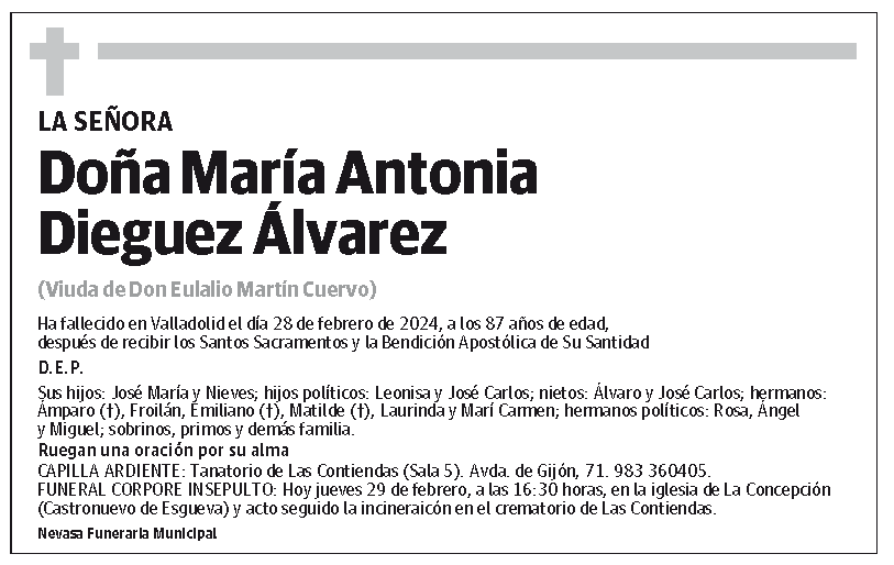 María Antonia Dieguez Álvarez