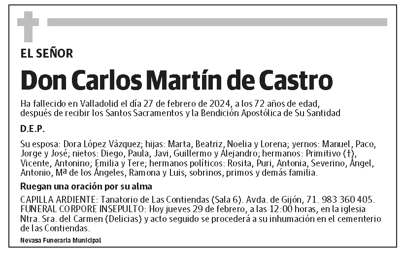 Carlos Martín de Castro