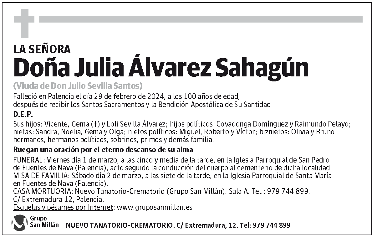 Julia Álvarez Sahagún