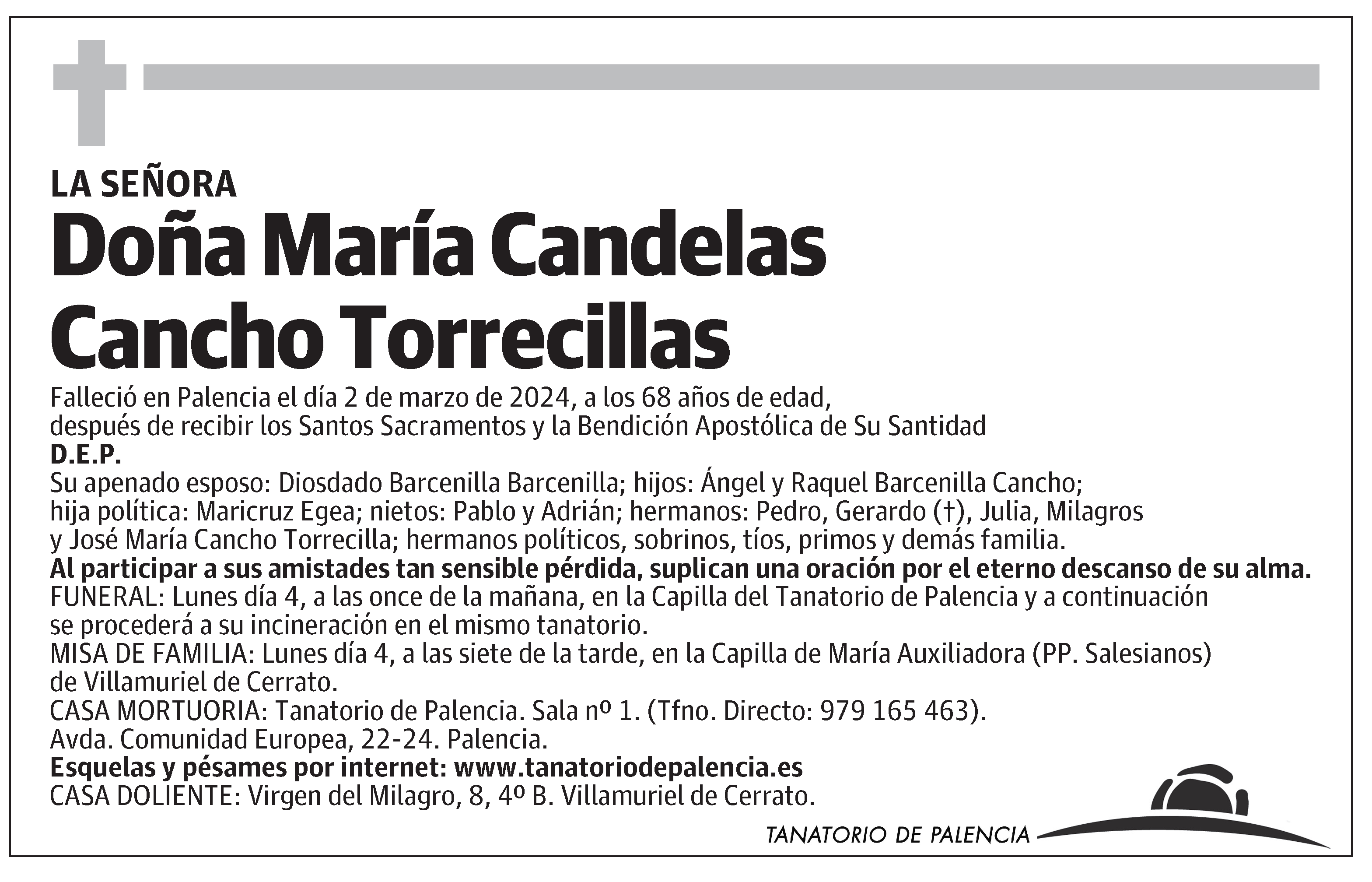 María Candelas Cancho Torrecillas