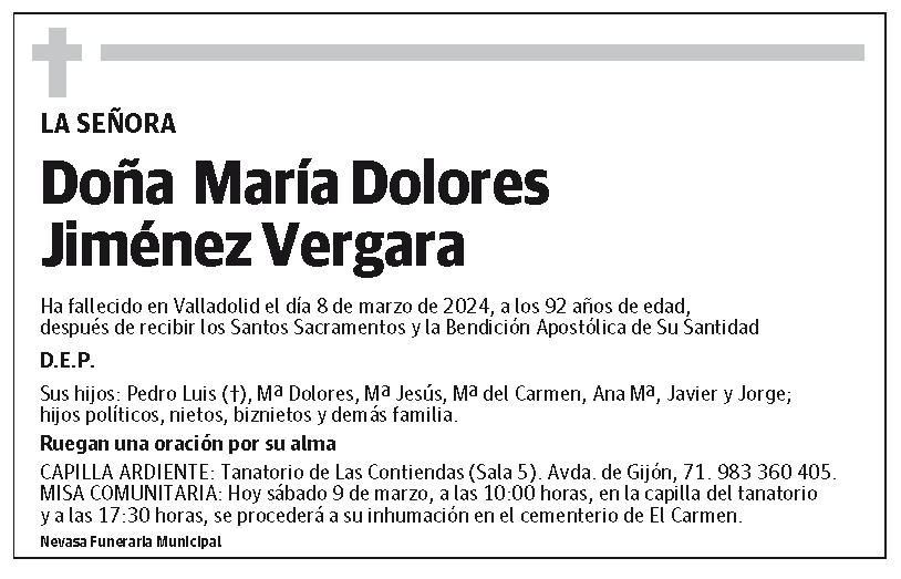 María Dolores Jiménez Vergara
