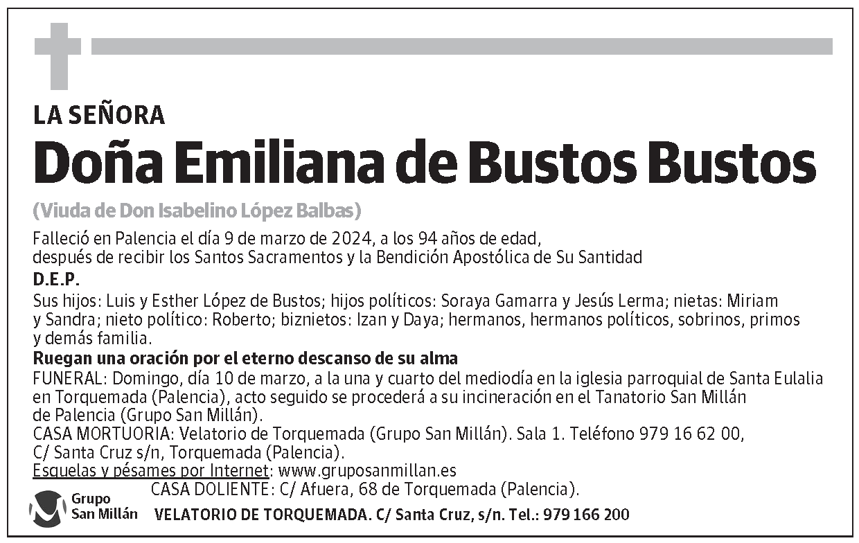 Emiliana de Bustos Bustos