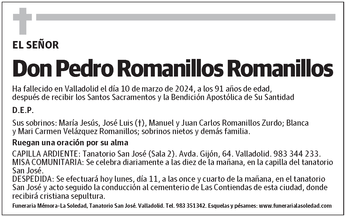 Pedro Romanillos Romanillos