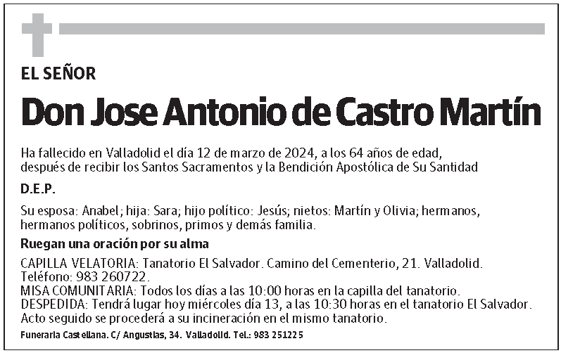 Jose Antonio de Castro Martín