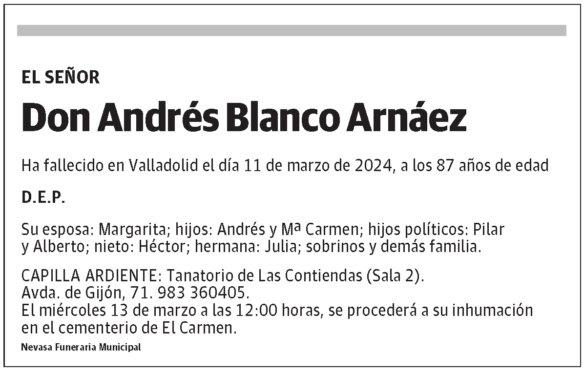 Andrés Blanco Arnáez