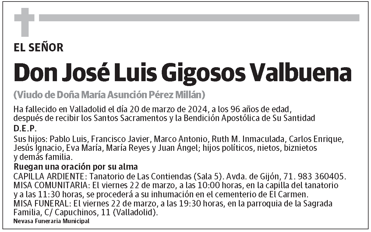 José Luis Gigosos Valbuena