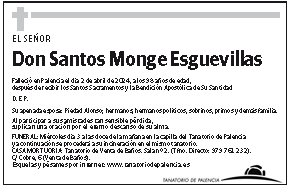 Santos Monge Esguevillas