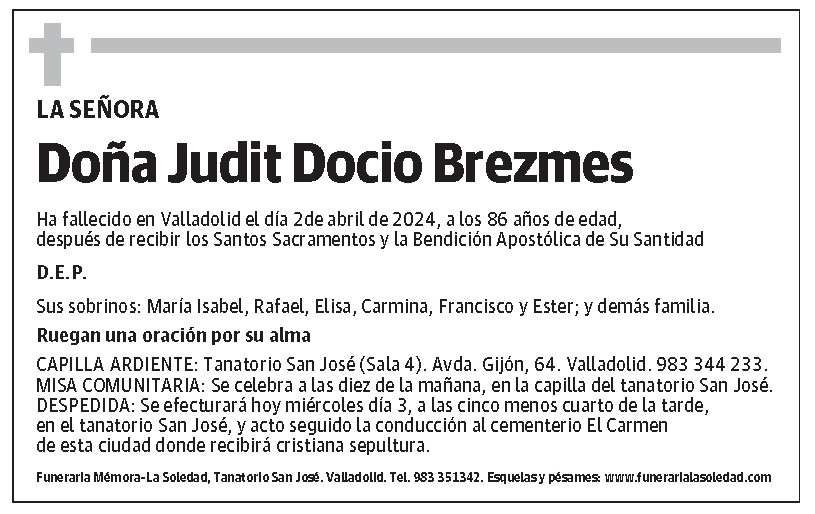 Judit Docio Brezmes