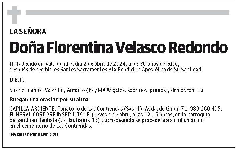 Florentina Velasco Redondo