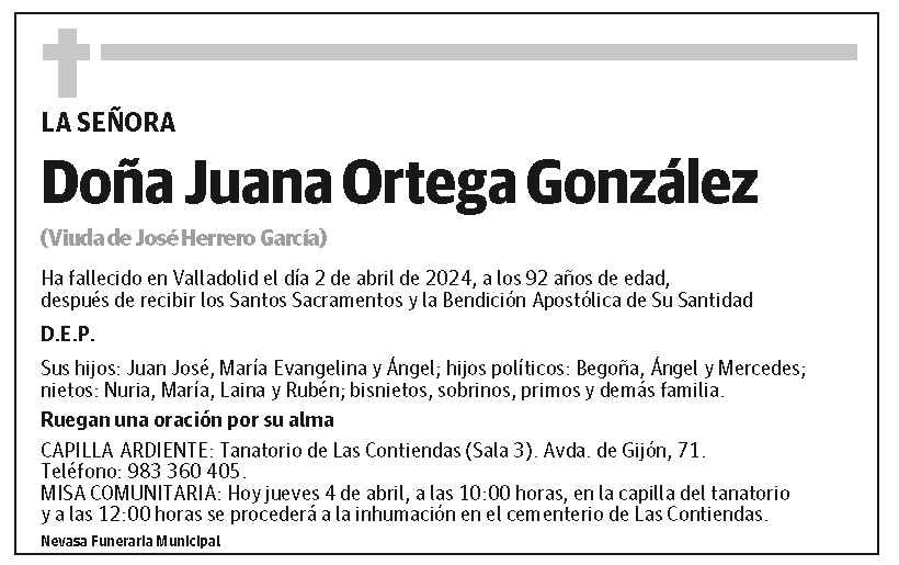 Juana Ortega González