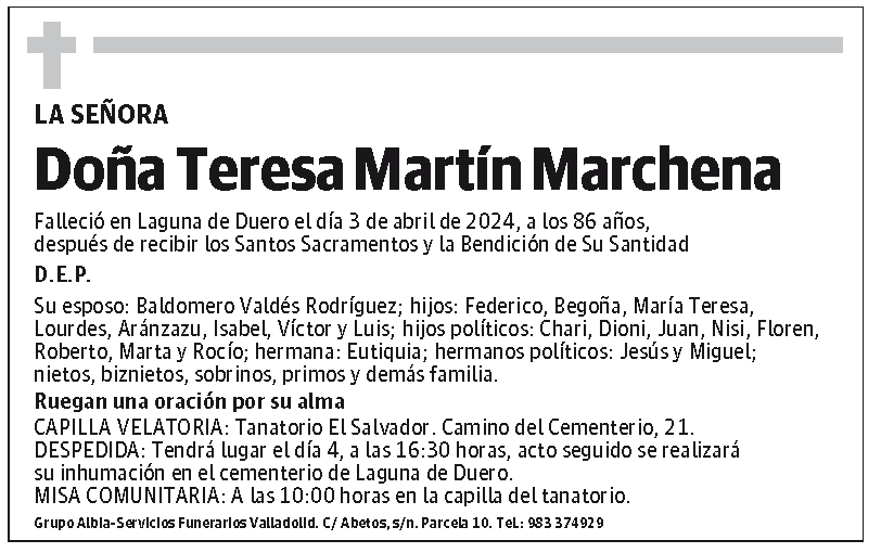 Teresa Martín Marchena