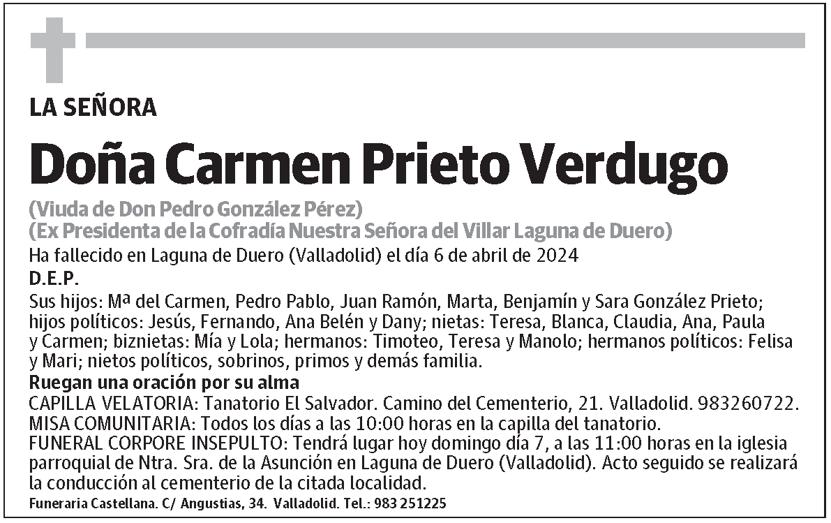 Carmen Prieto Verdugo