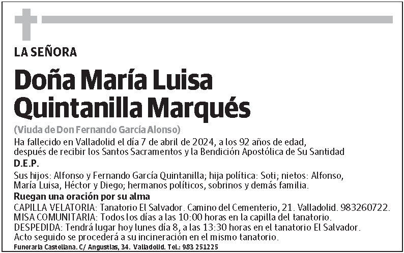 María Luisa Quintanilla Marqués