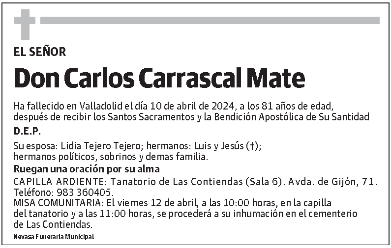 Carlos Carrascal Mate