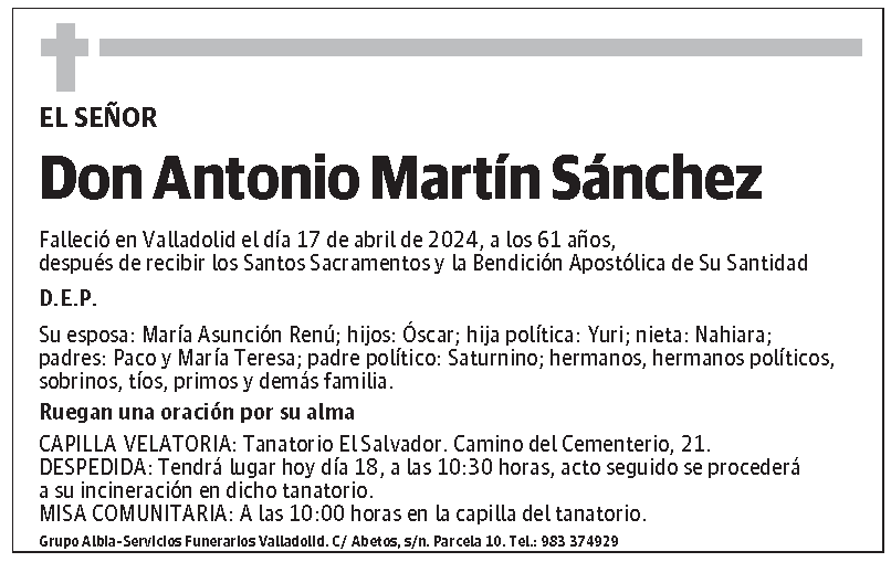 Antonio Martín Sánchez