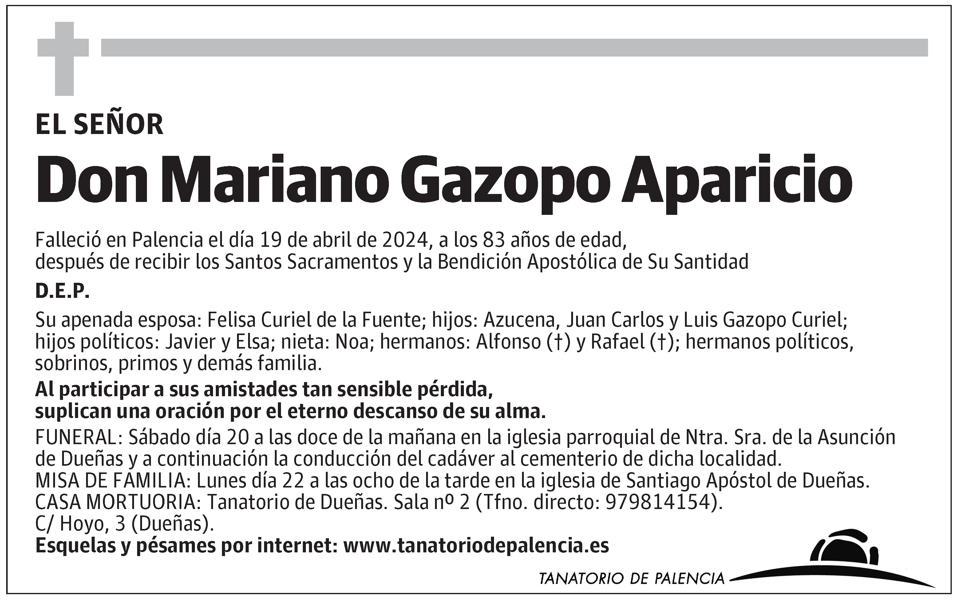 Mariano Gazopo Aparicio