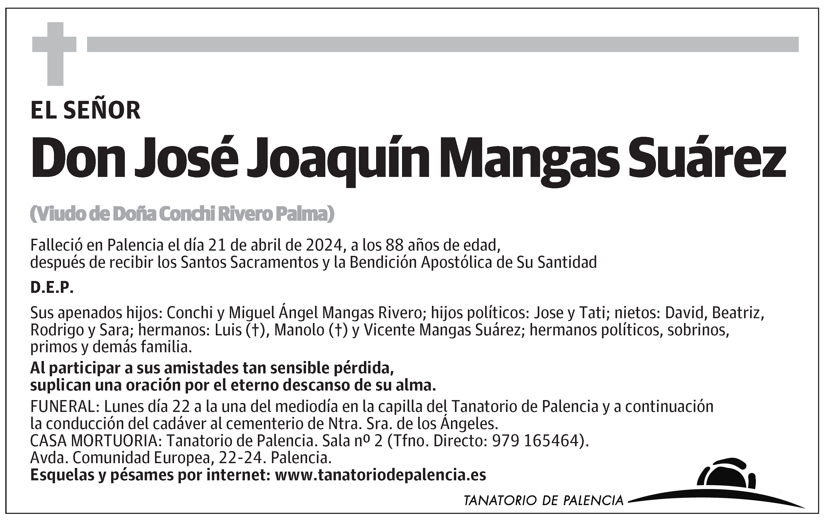 José Joaquín Mangas Suárez