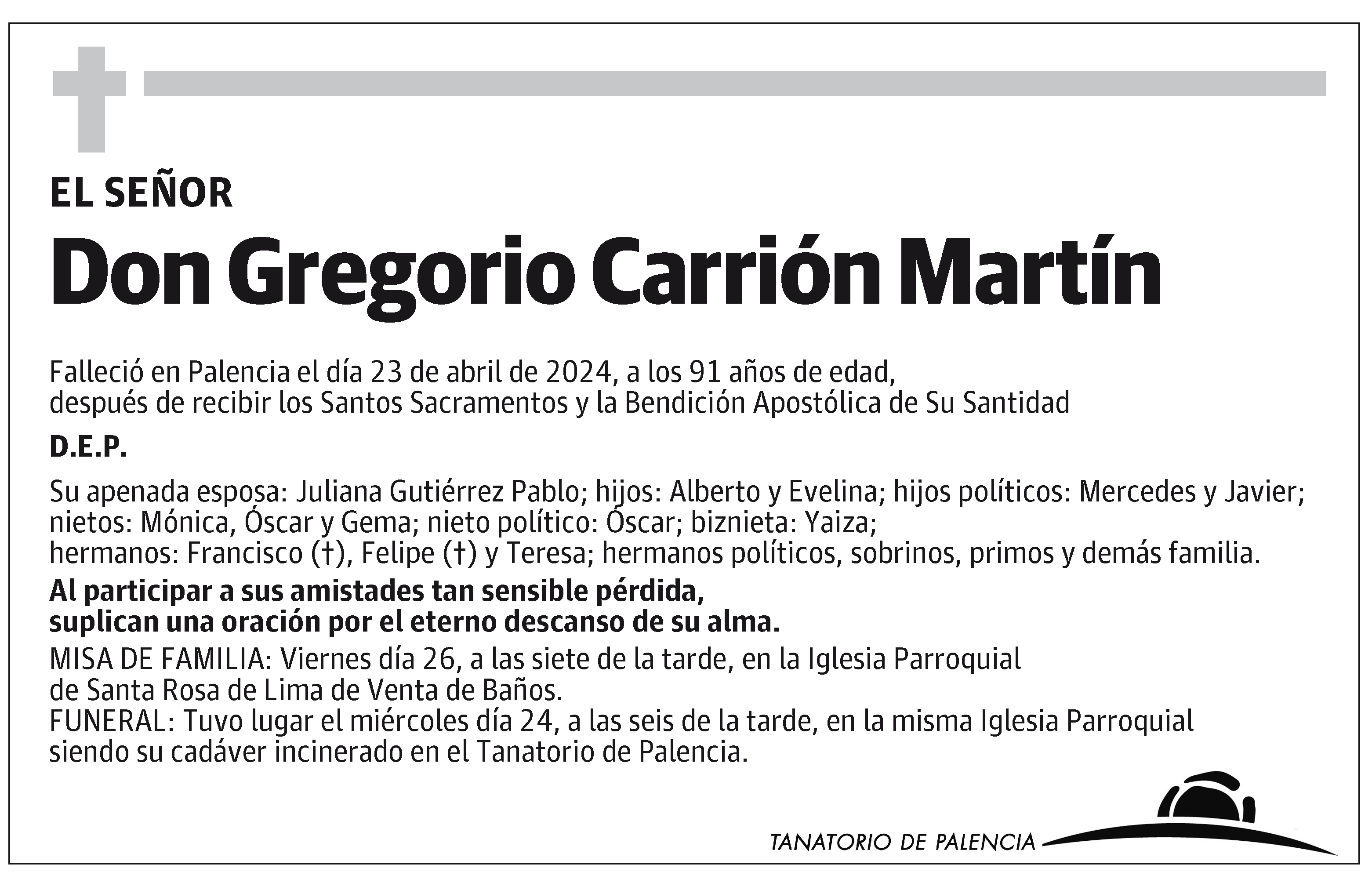 Gregorio Carrión Martín