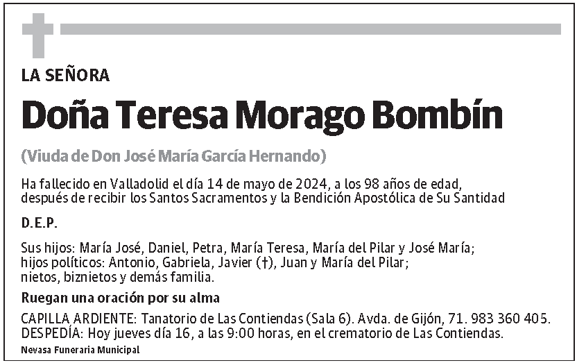 Teresa Morago Bombín