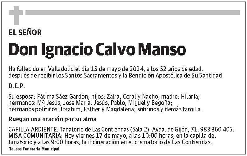 Ignacio Calvo Manso