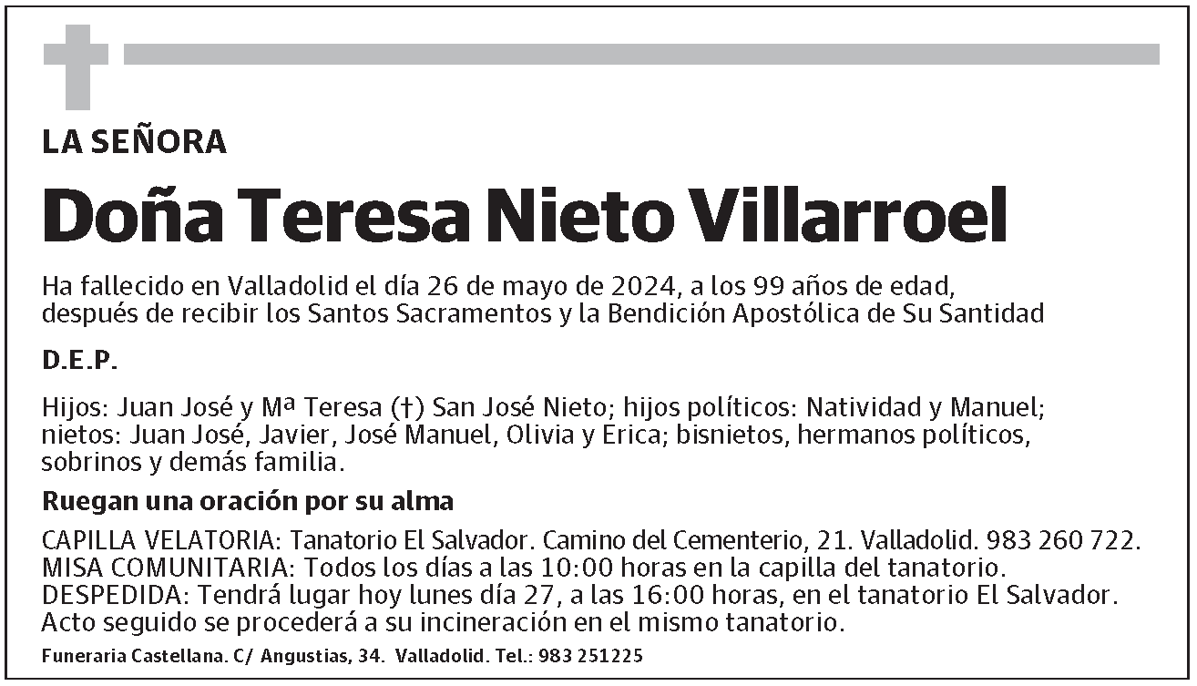 Teresa Nieto Villarroel