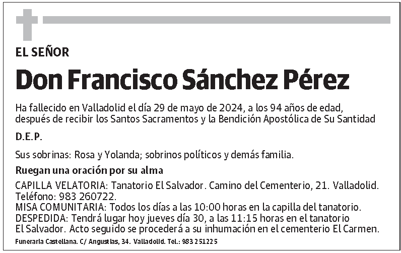 Francisco Sánchez Pérez