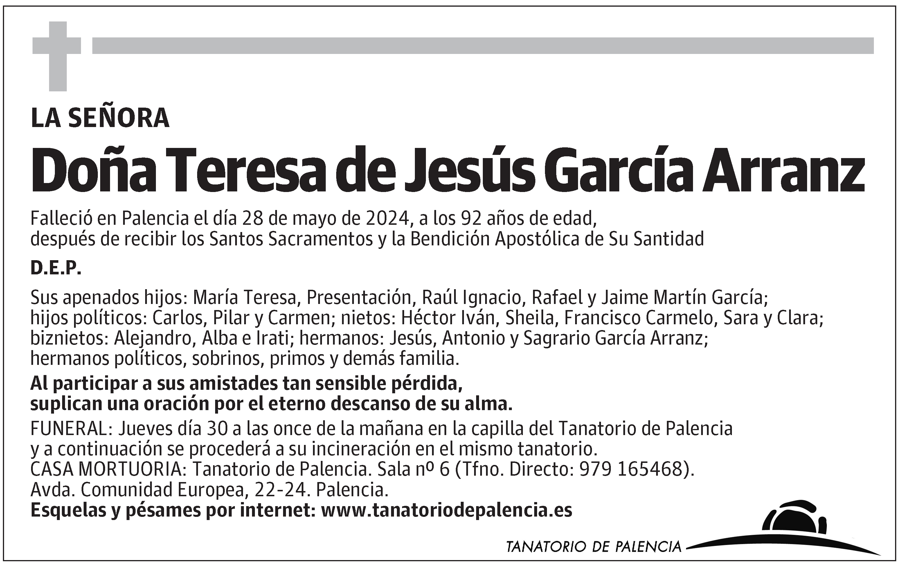 Teresa de Jesús García Arranz
