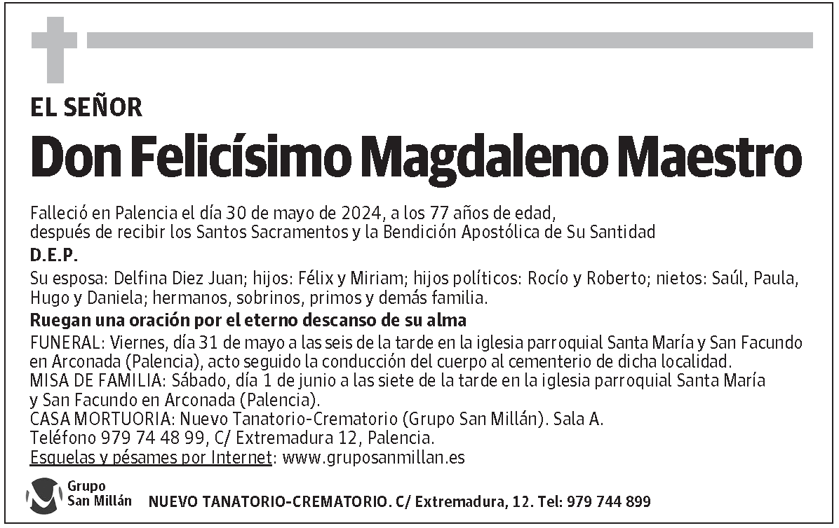 Felicísimo Magdaleno Maestro