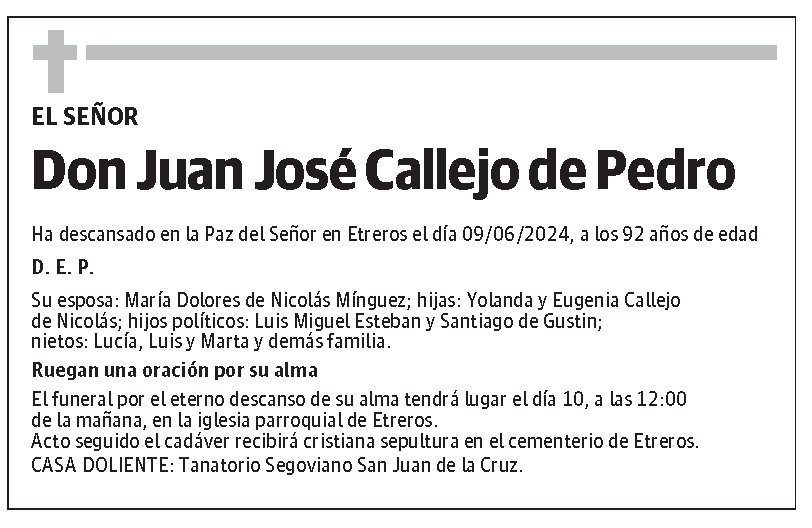 Juan José Callejo de Pedro