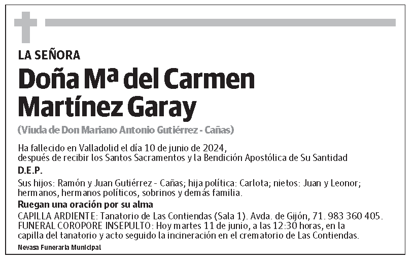 Mª del Carmen Martínez Garay