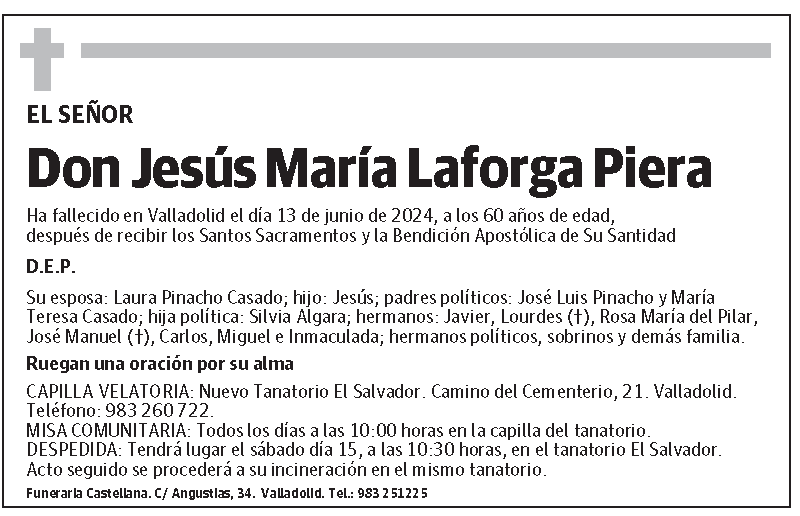 Jesús María Laforga Piera