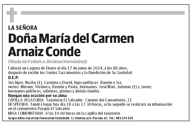 María del Carmen Arnaiz Conde