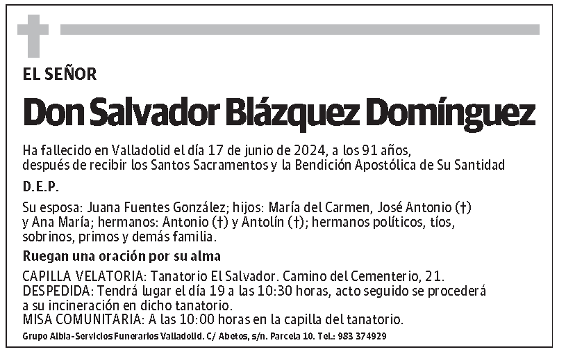 Salvador Blázquez Domínguez