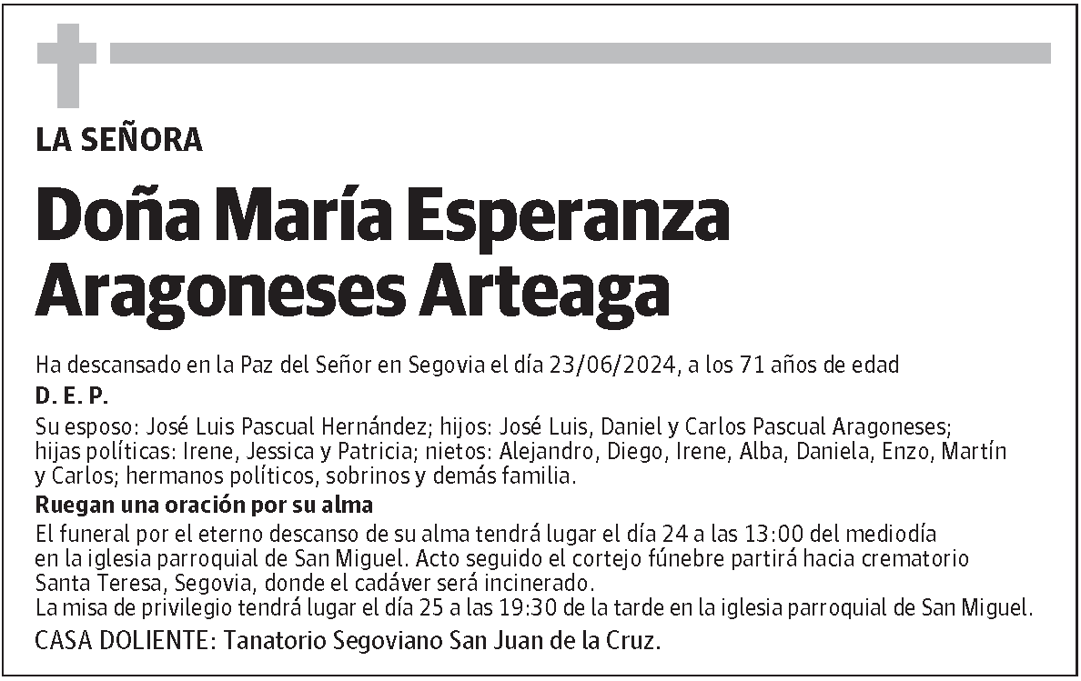 María Esperanza Aragoneses Arteaga