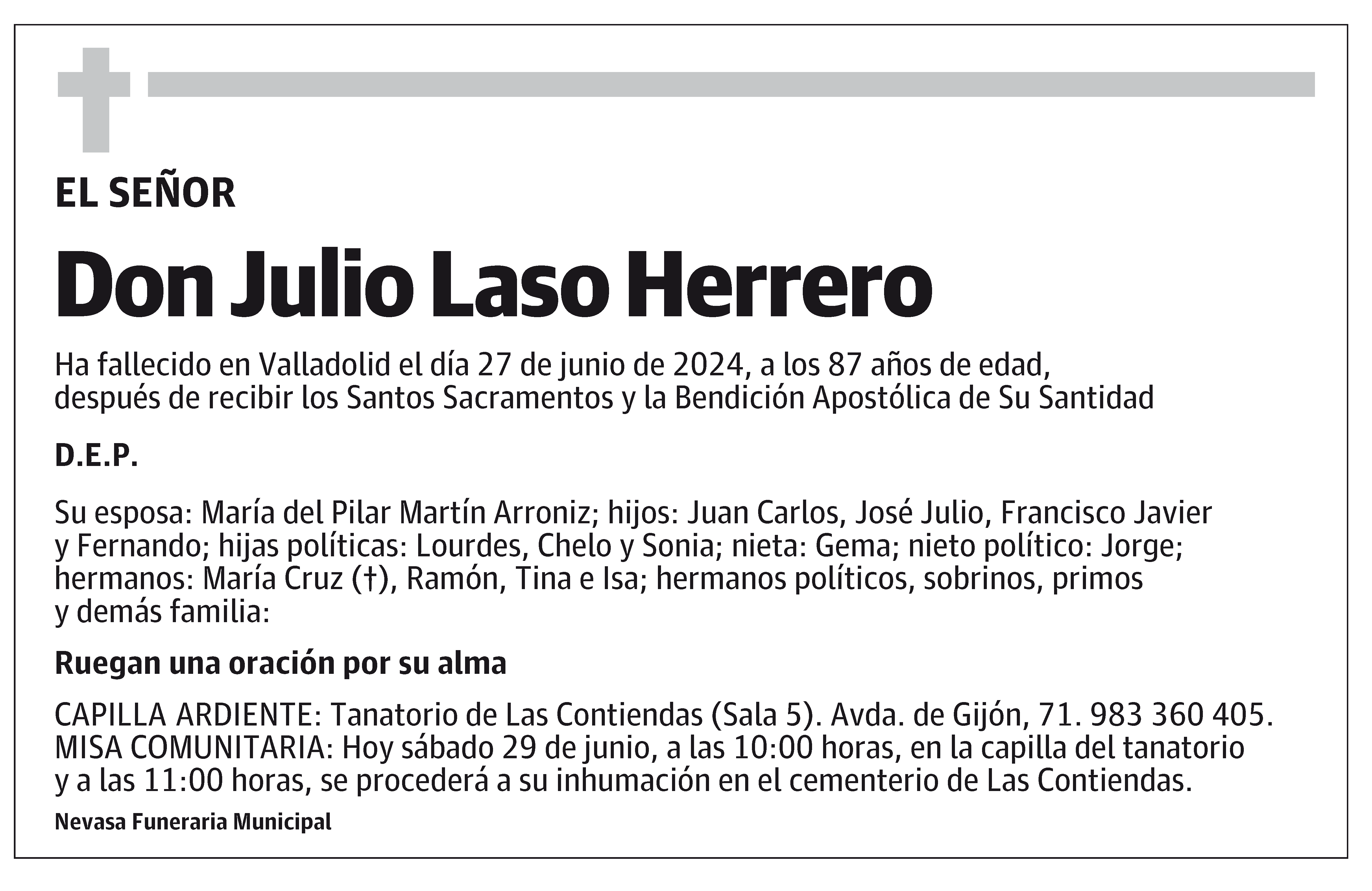 Julio Laso Herrero