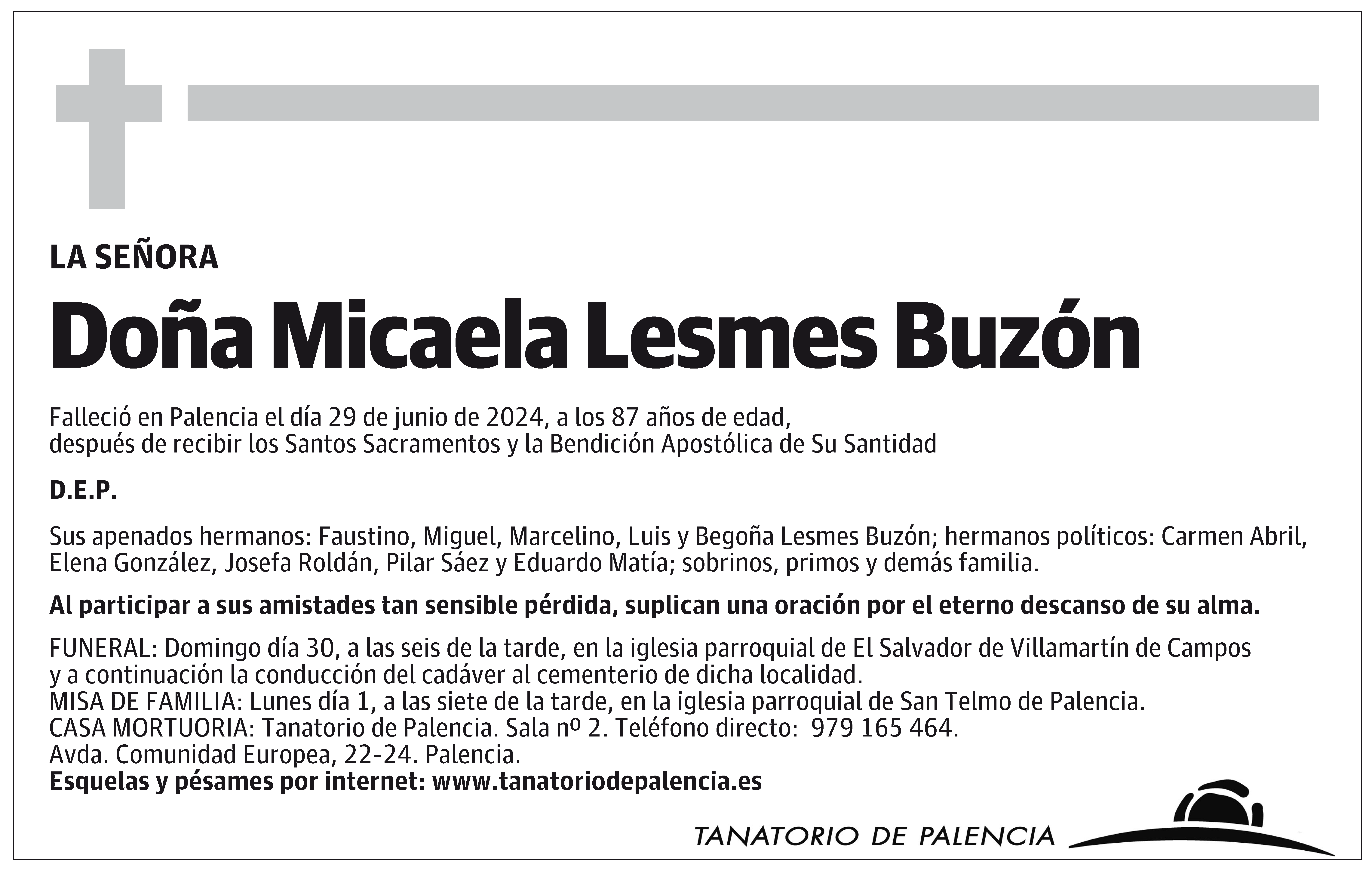 Micaela Lesmes Buzón