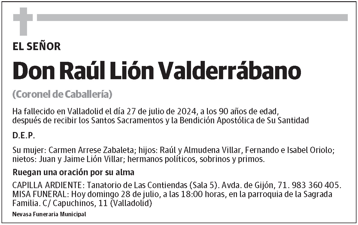 Raúl Lión Valderrábano