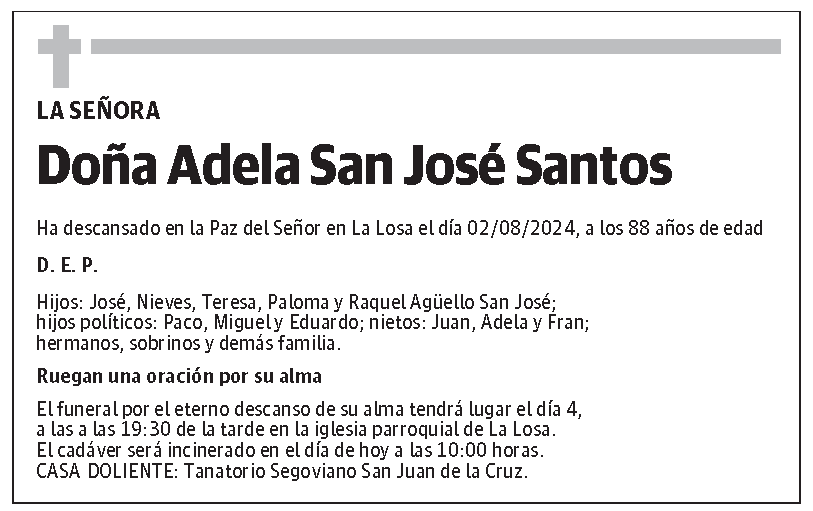 Adela San José Santos