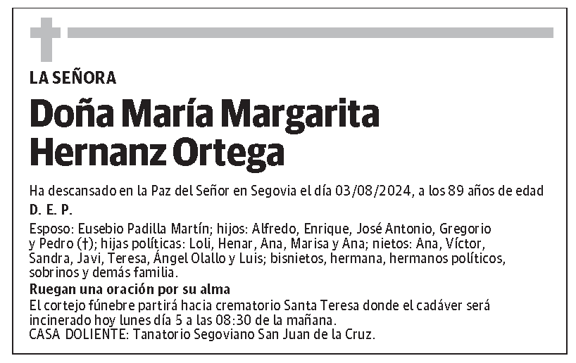 María Margarita Hernanz Ortega