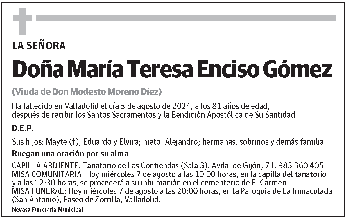 María Teresa Enciso Gómez