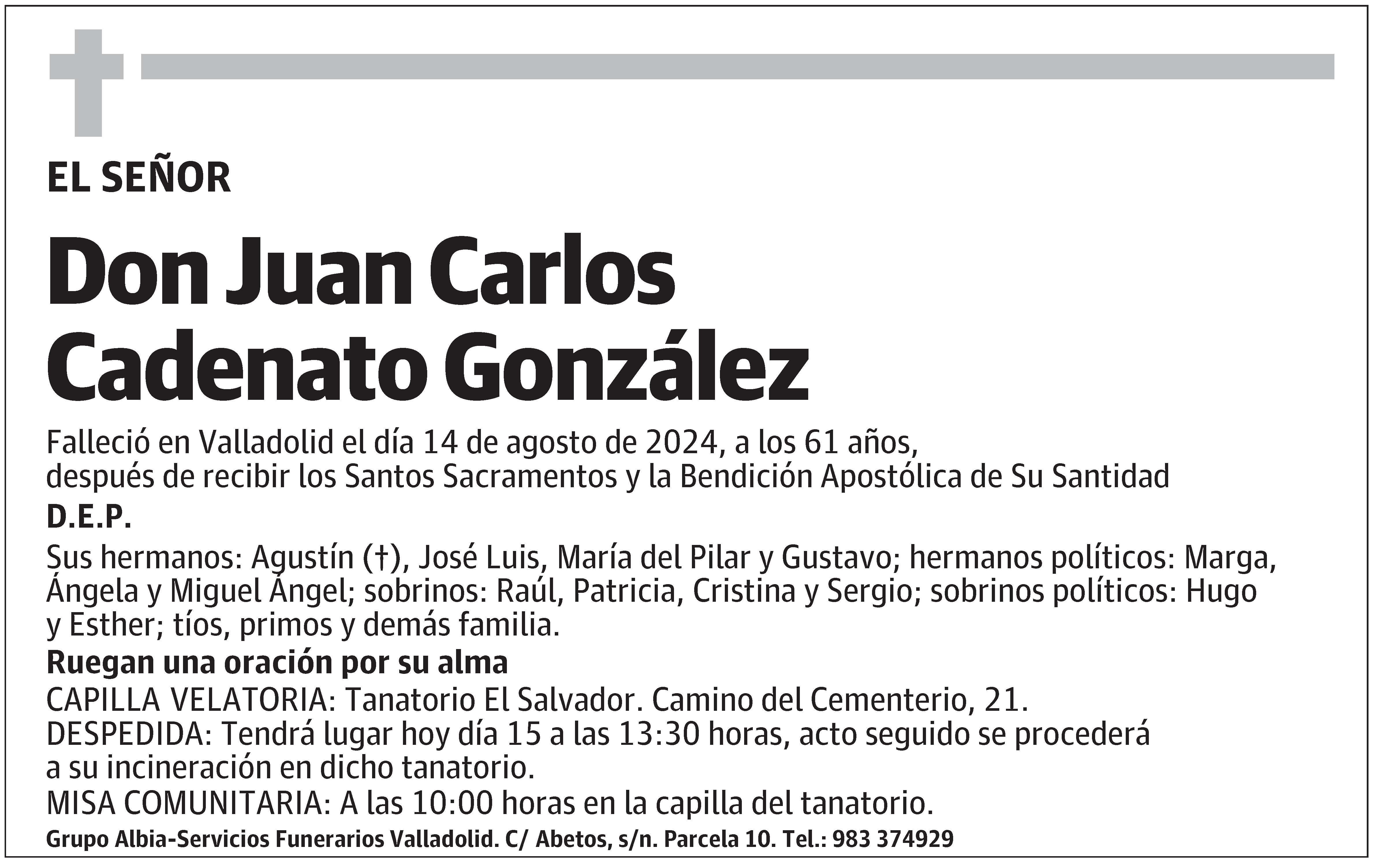 Juan Carlos Cadenato González