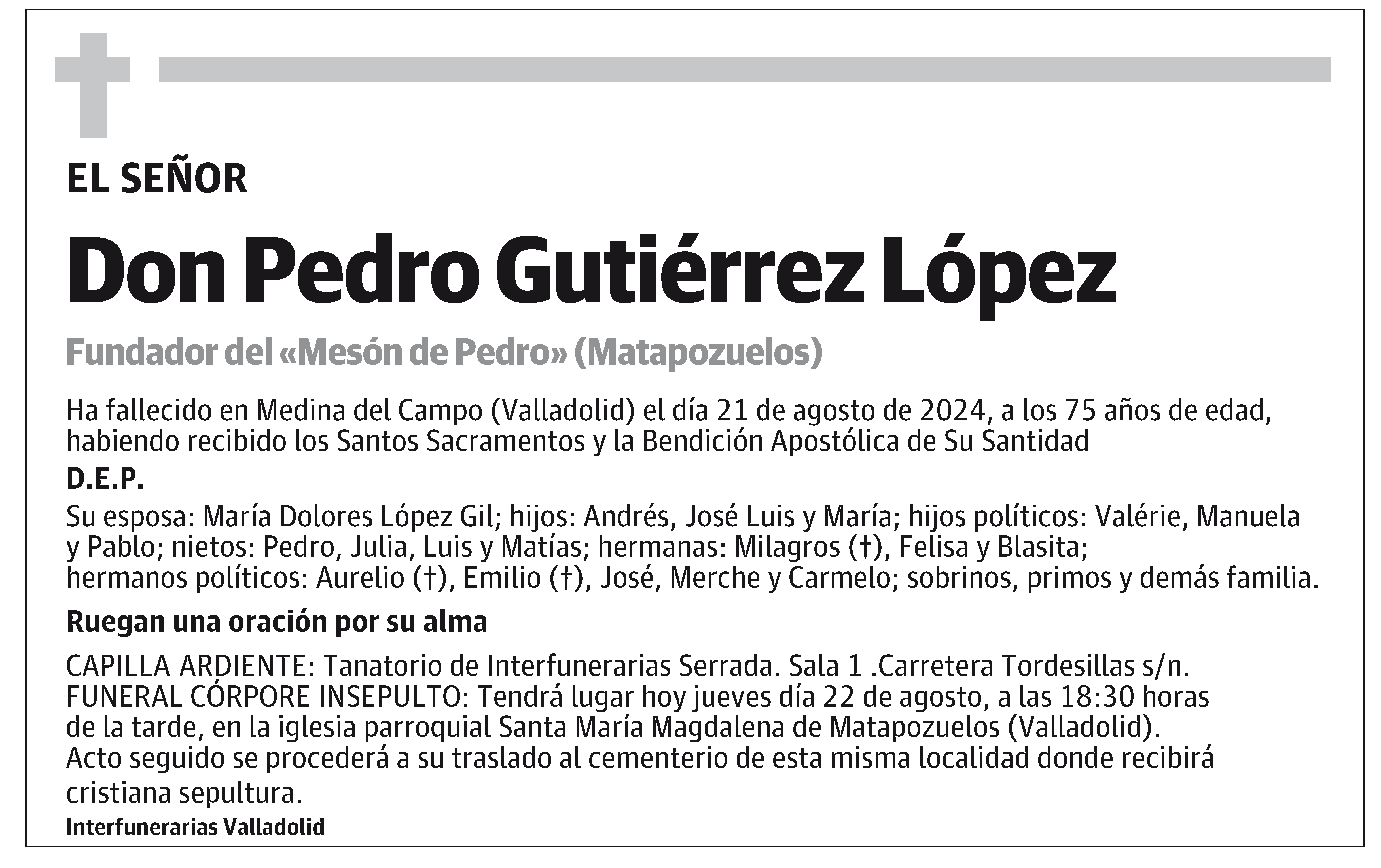 Pedro Gutiérrez López
