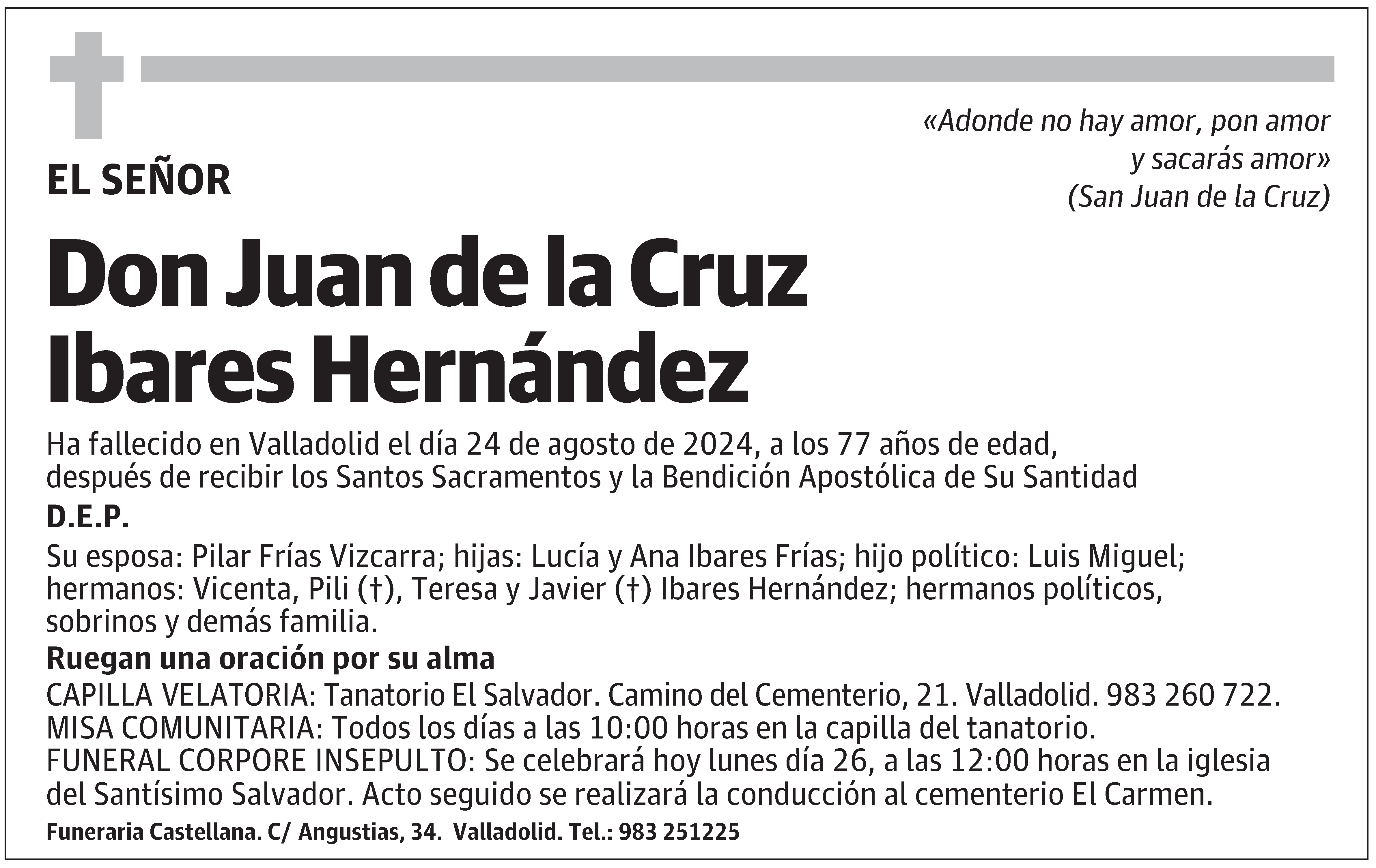 Juan de la Cruz Ibares Hernández