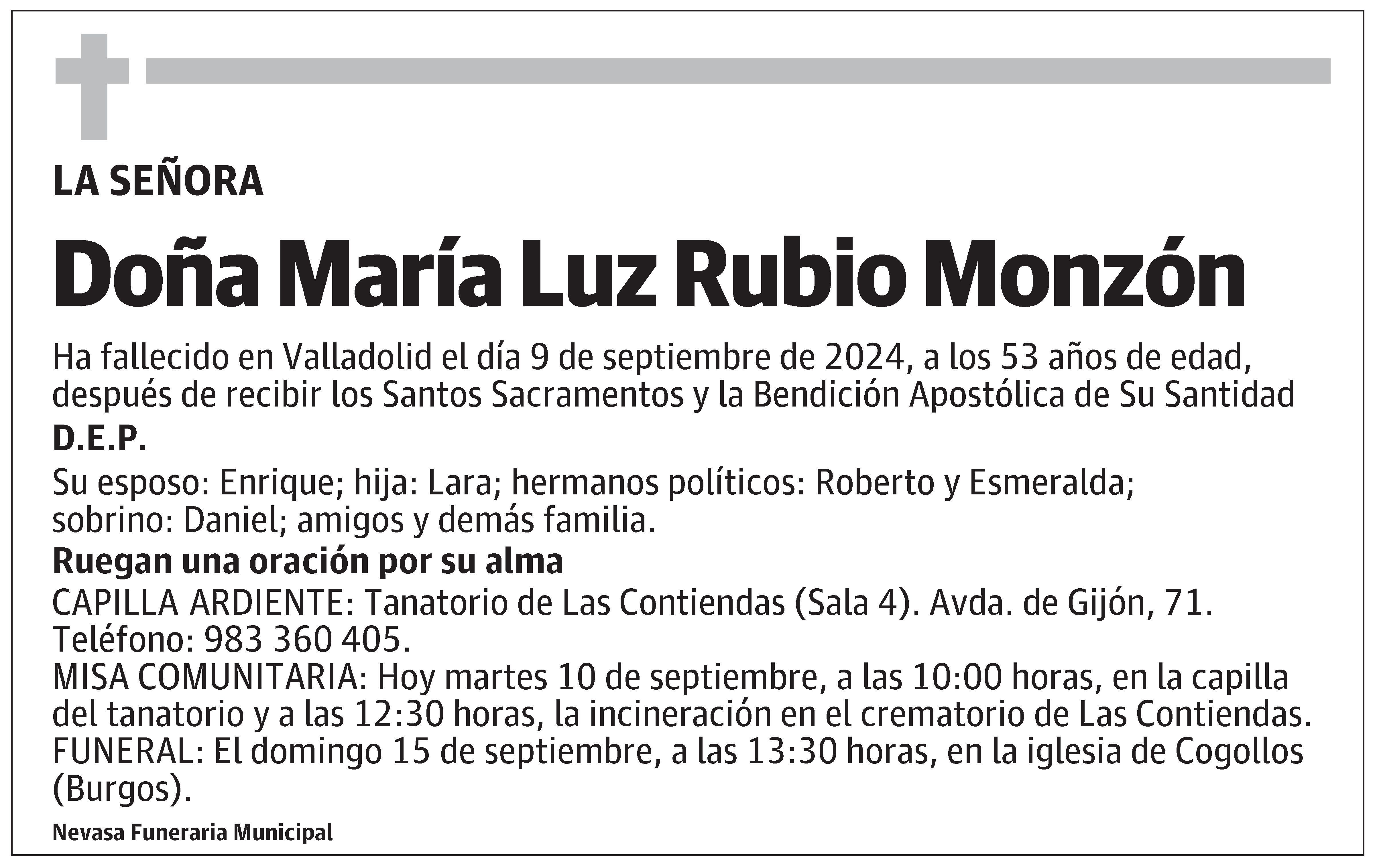 María Luz Rubio Monzón