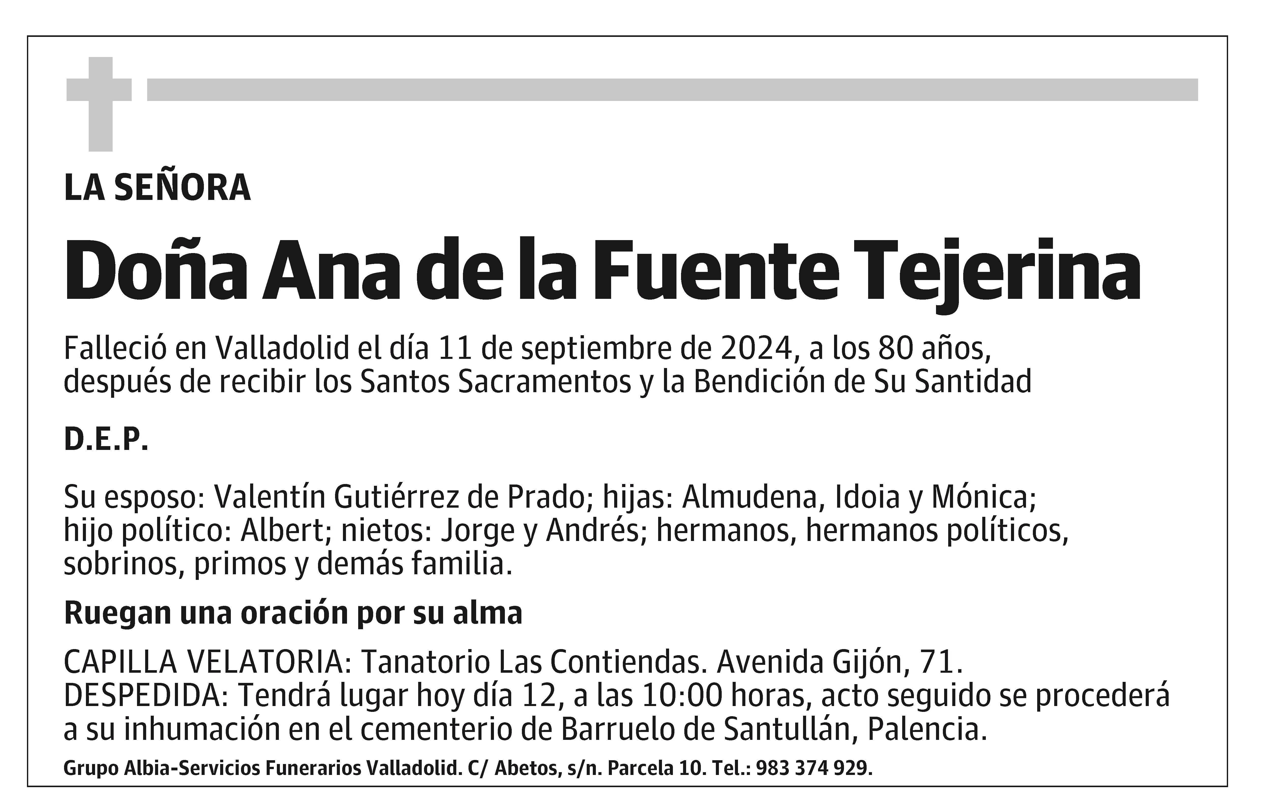 Ana de la Fuente Tejerina