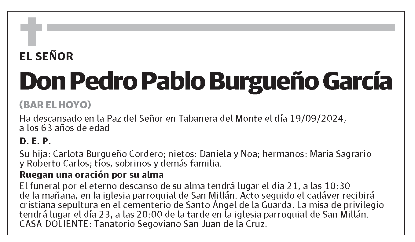 Pedro Pablo Burgueño García