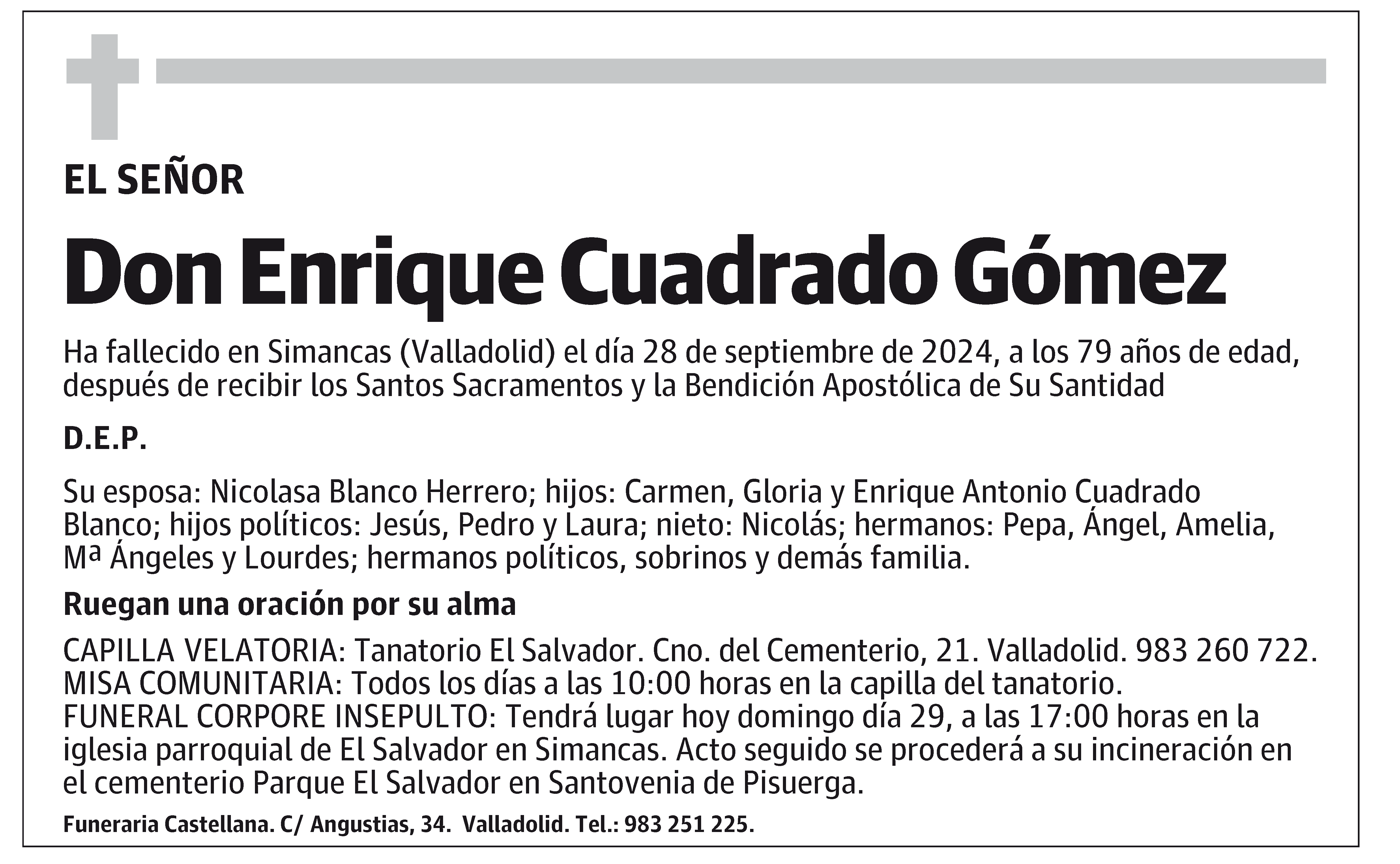 Enrique Cuadrado Gómez