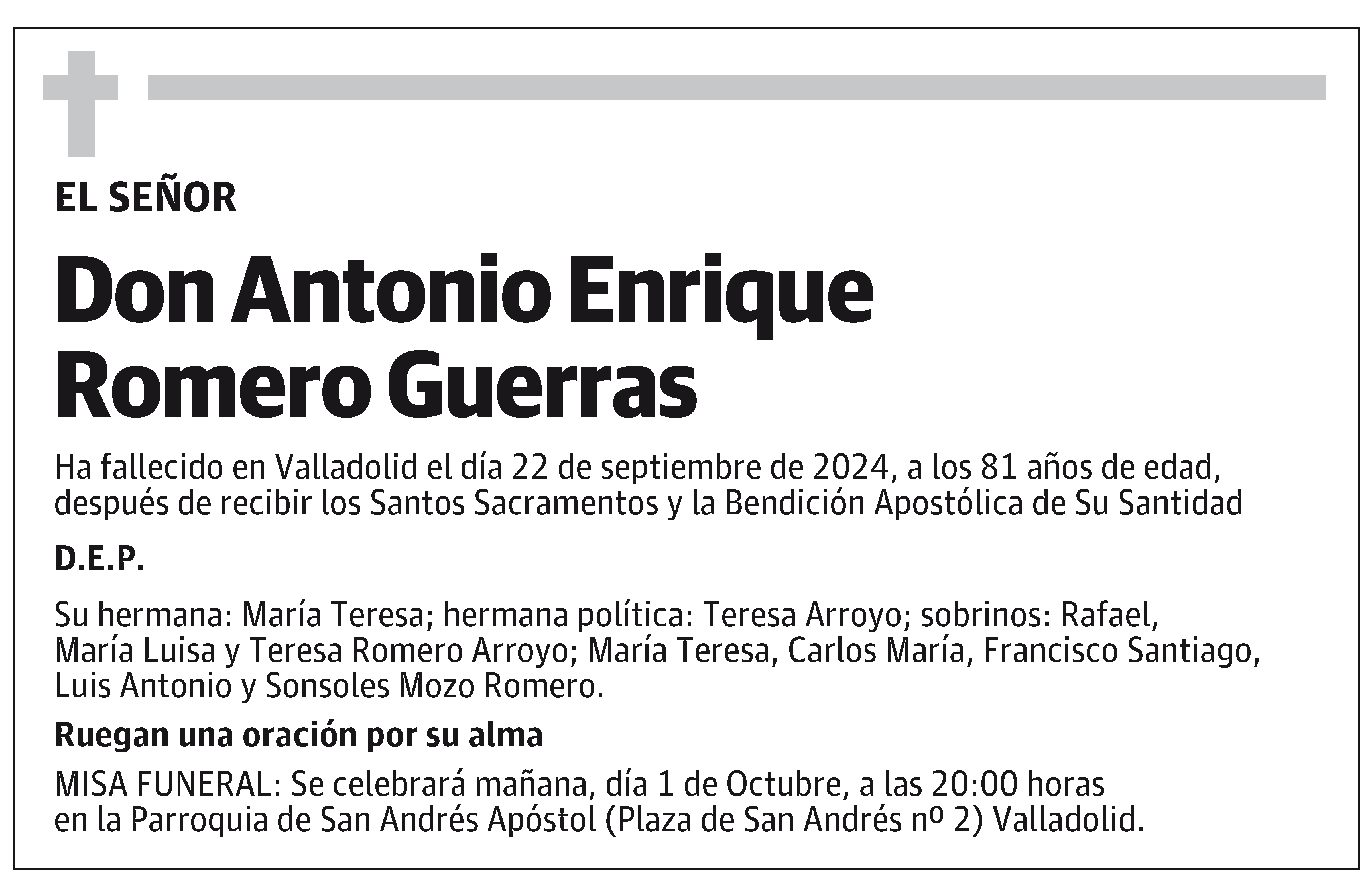 Antonio Enrique Romero Guerras