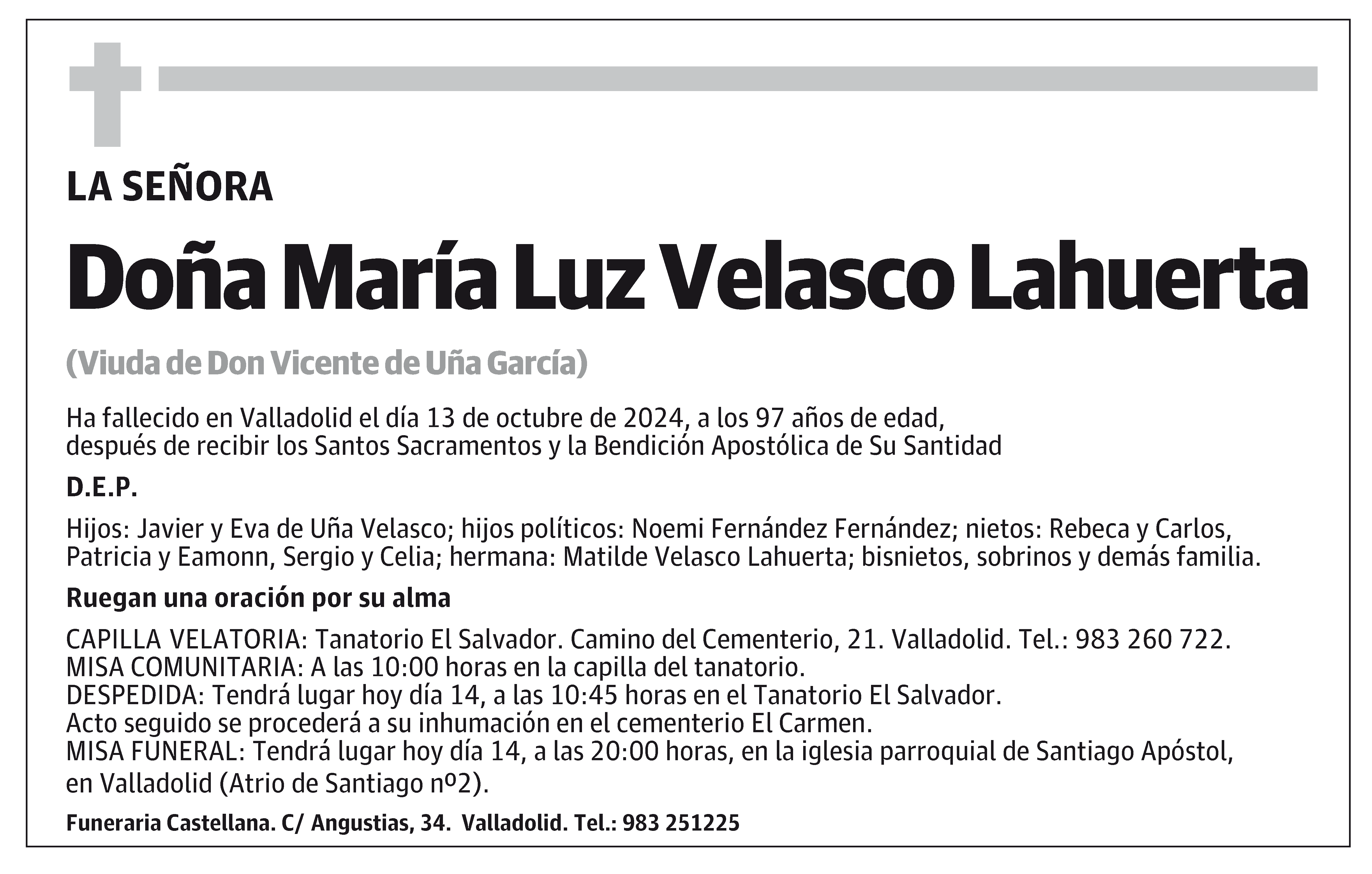 María Luz Velasco Lahuerta
