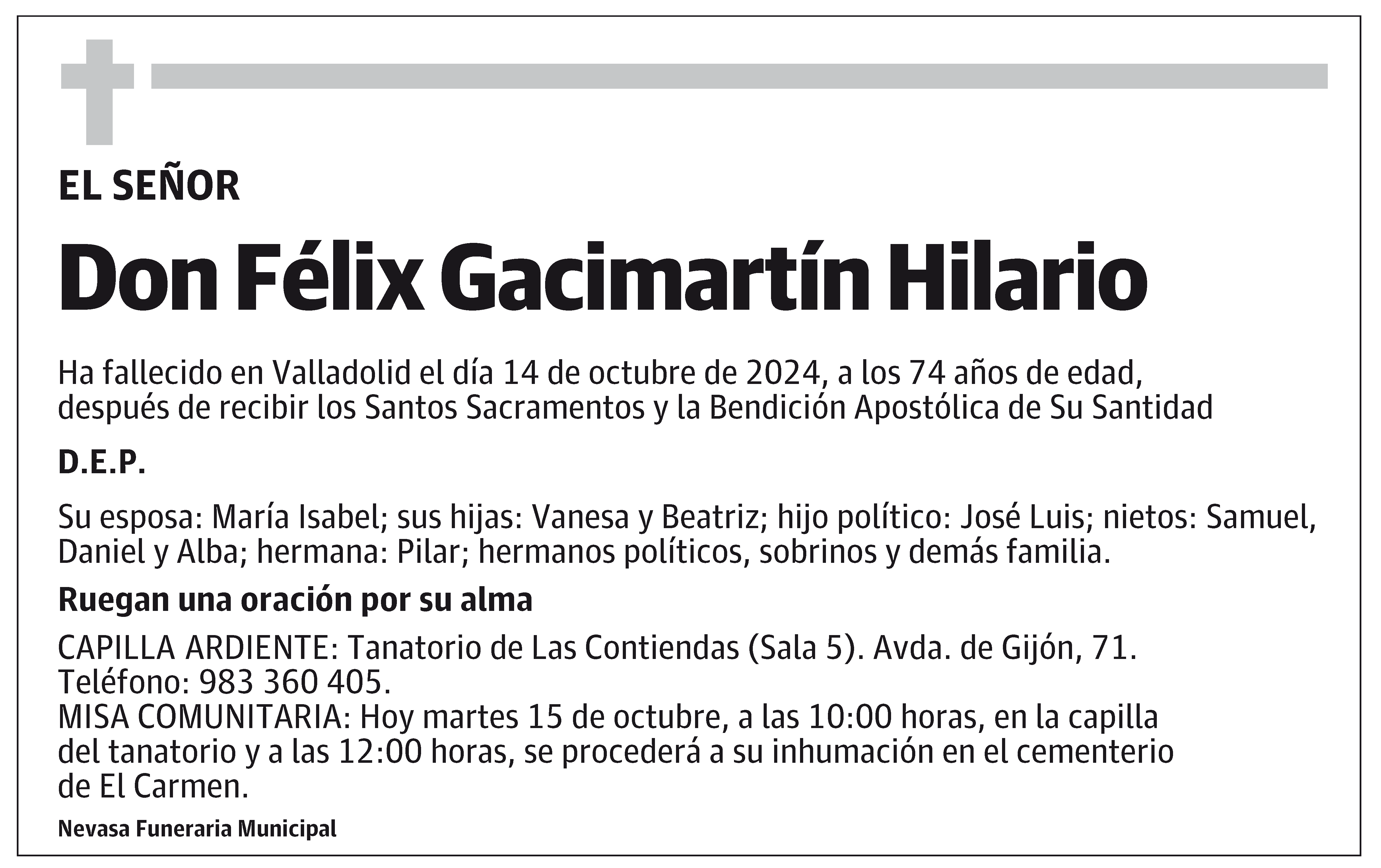 Félix Gacimartín Hilario